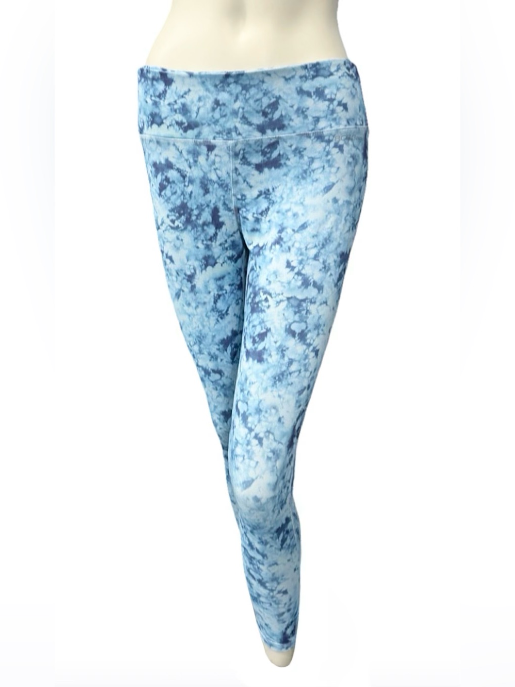 Bcbg Generation Blue Tie Dye Active Leggings Size M